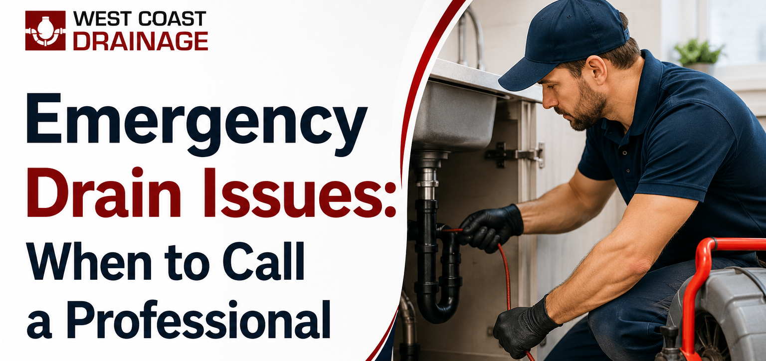 Emergency Drain Issues