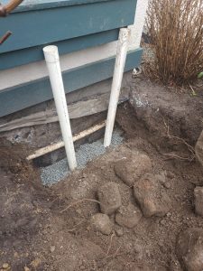 View of Perimeter Drainage Replacement Vancouver | West Coast Drainage